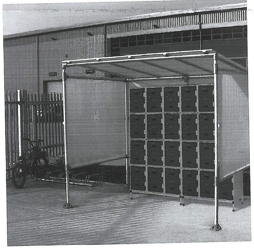 obrázek k projektu: Venkovní skříňky pro sportovce na Sportovním ostrově