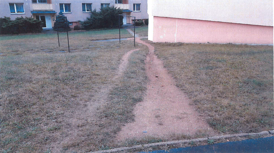 obrázek k projektu: Úprava chodníku na Dvorské ulici