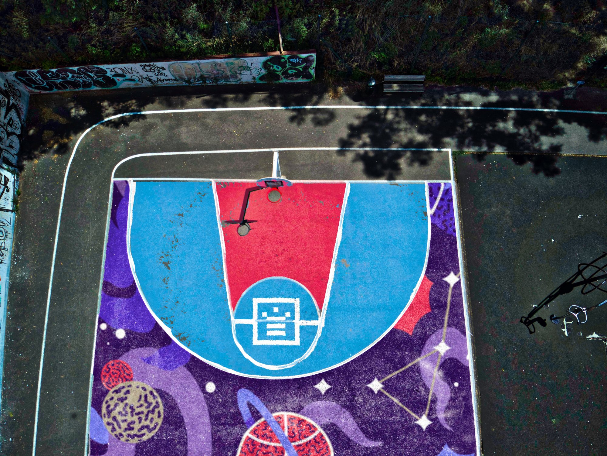 Streetballové hřiště pod dopravákem