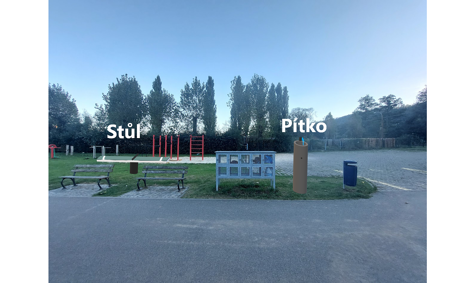 obrázek k projektu: Pítko a pingpongový stůl na Sportovní ostrov